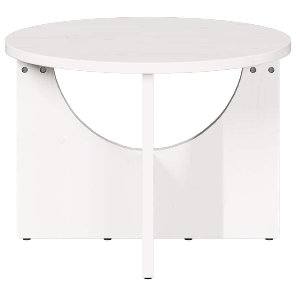 Tavolino da salotto Bianco 50 x 50 x 35 cm