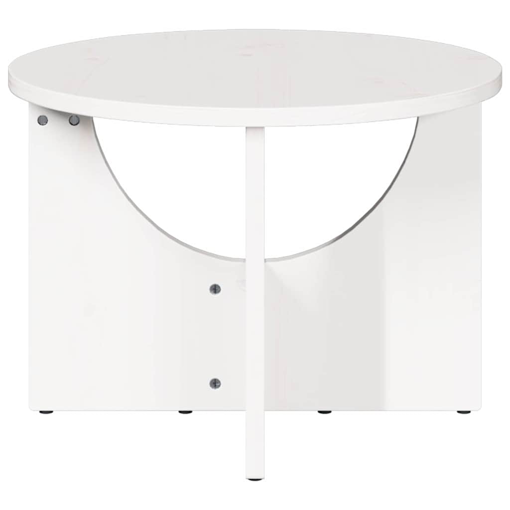 Tavolino da salotto Bianco 50 x 50 x 35 cm