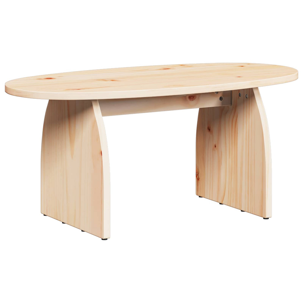 Tavolino da salotto Marrone 80 x 40 x 35 cm Pino massello