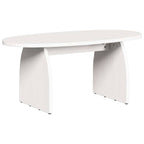 Tavolino da salotto Bianco 80 x 40 x 35 cm Pino massello