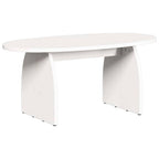 Tavolino da salotto Bianco 80 x 40 x 35 cm Pino massello