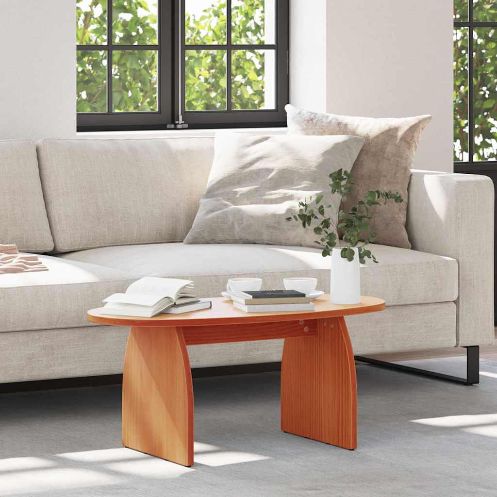 Tavolino da salotto Marrone cerato 80 x 40 x 35 cm