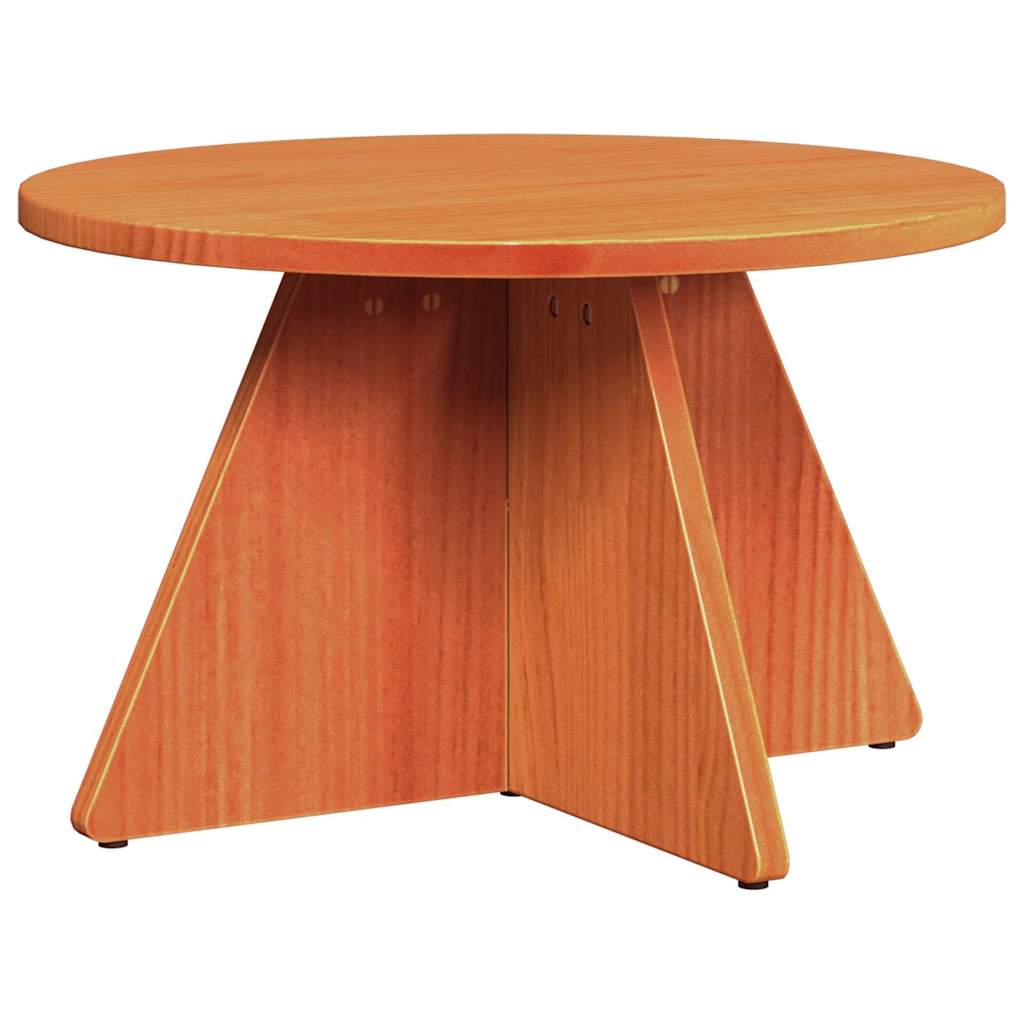 Tavolino da salotto 3 pcs Marrone cerato