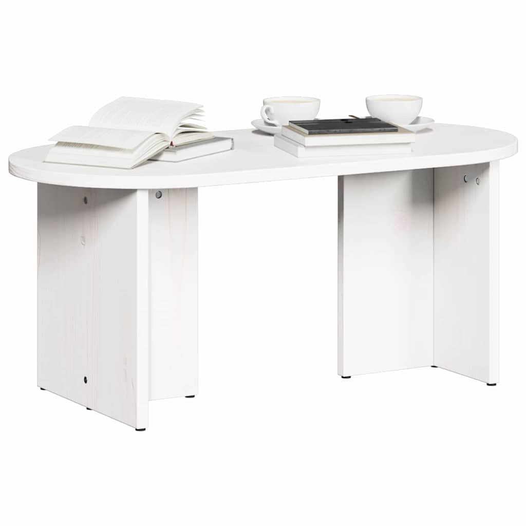Tavolino da salotto Bianco 80 x 39,5 x 35 cm