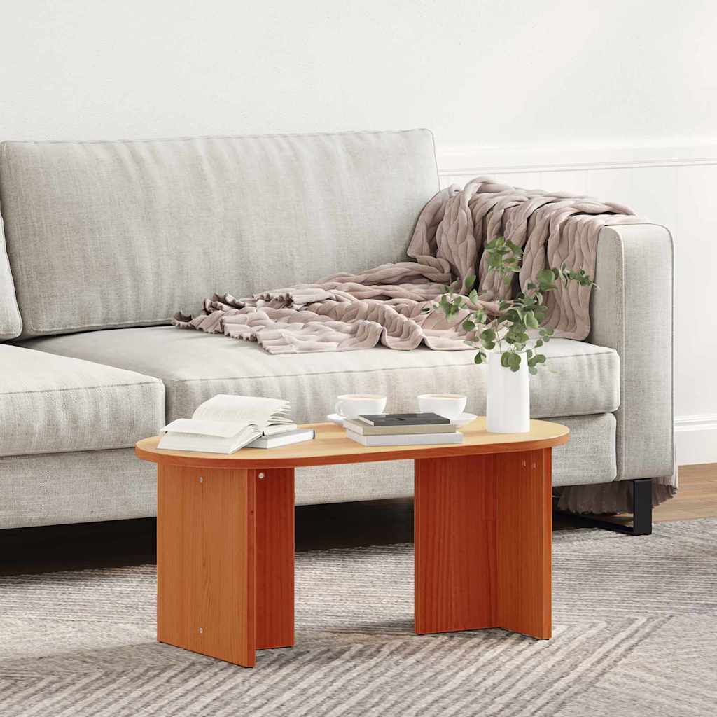 Tavolino da salotto Marrone cerato 80 x 39,5 x 35 cm