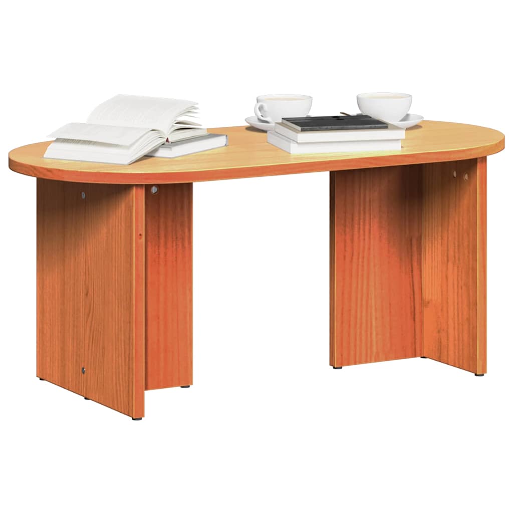 Tavolino da salotto Marrone cerato 80 x 39,5 x 35 cm