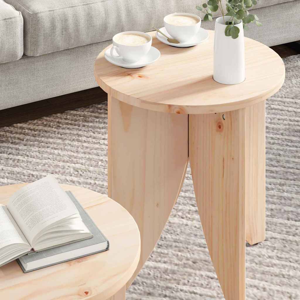 Tavolino da salotto 2 pcs Naturale