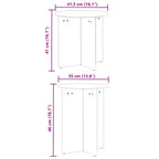 Tavolino da salotto 2 pcs Naturale