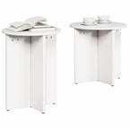 Tavolino da salotto 2 pcs Bianco