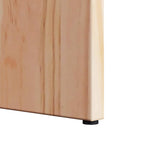 Tavolino da salotto 2 pcs Naturale Legno massello di pino