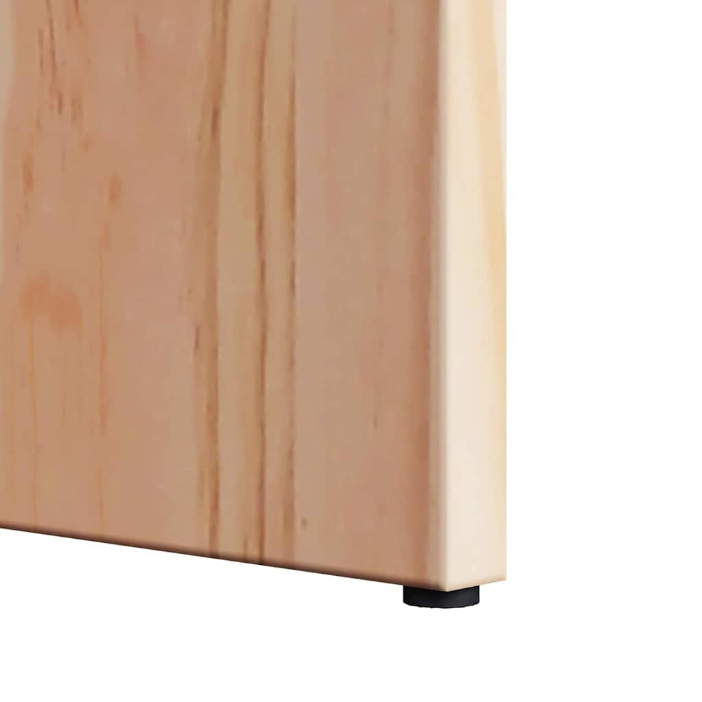 Tavolino da salotto 2 pcs Naturale Legno massello di pino