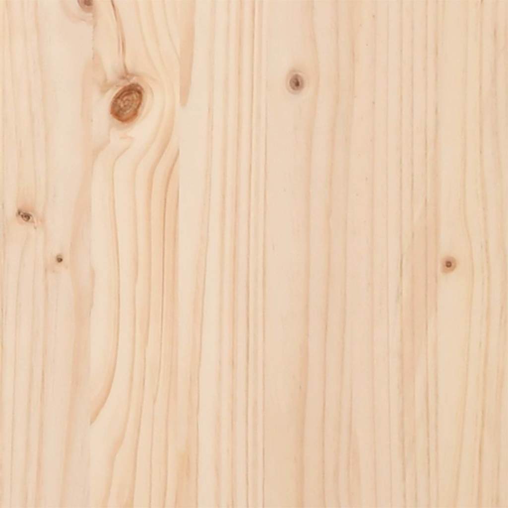 Tavolino da salotto 2 pcs Naturale Legno massello di pino