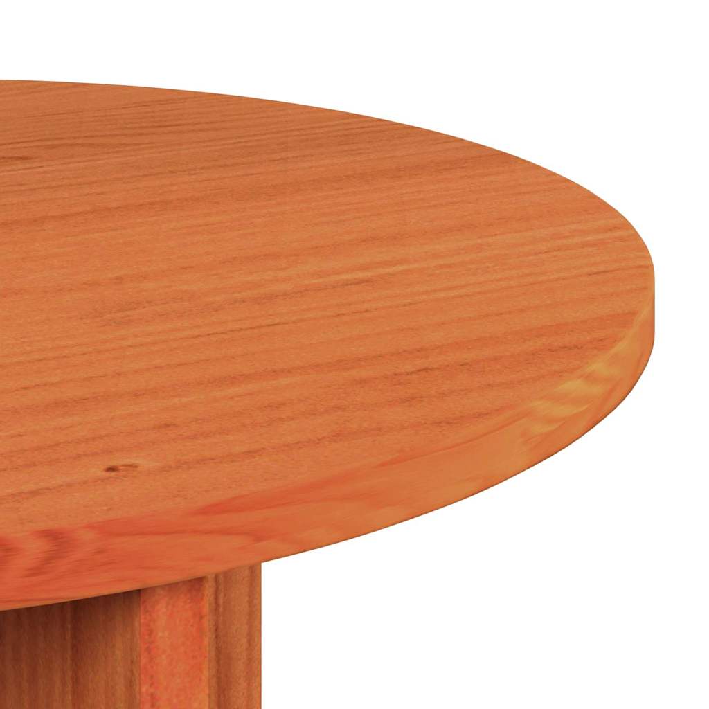 Tavolino da salotto 2 pcs Marrone cerato Legno massello di pino
