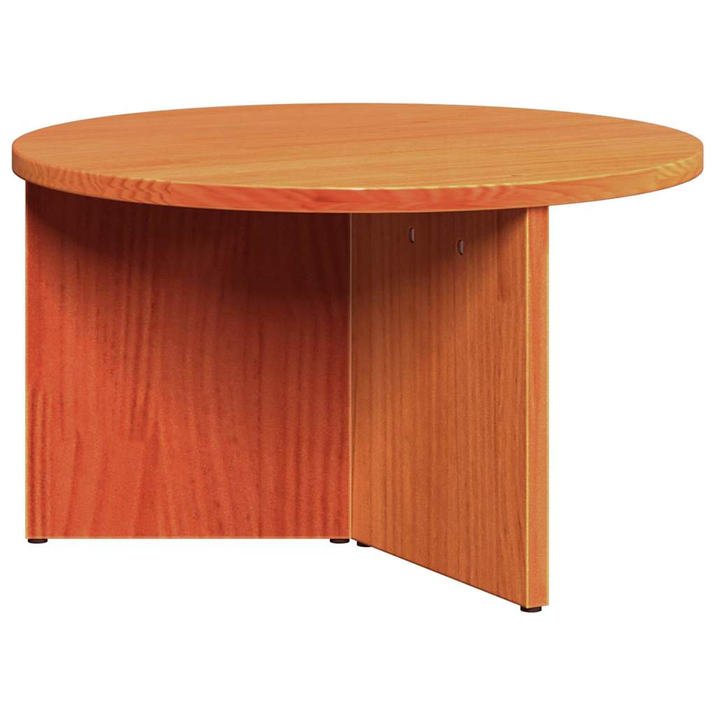 Tavolino da salotto 2 pcs Marrone cerato Legno massello di pino