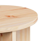 Tavolino da salotto 2 pcs Naturale Legno massello di pino
