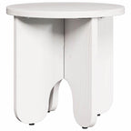 Tavolino da salotto 2 pcs Bianco Legno massello di pino