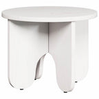 Tavolino da salotto 2 pcs Bianco Legno massello di pino