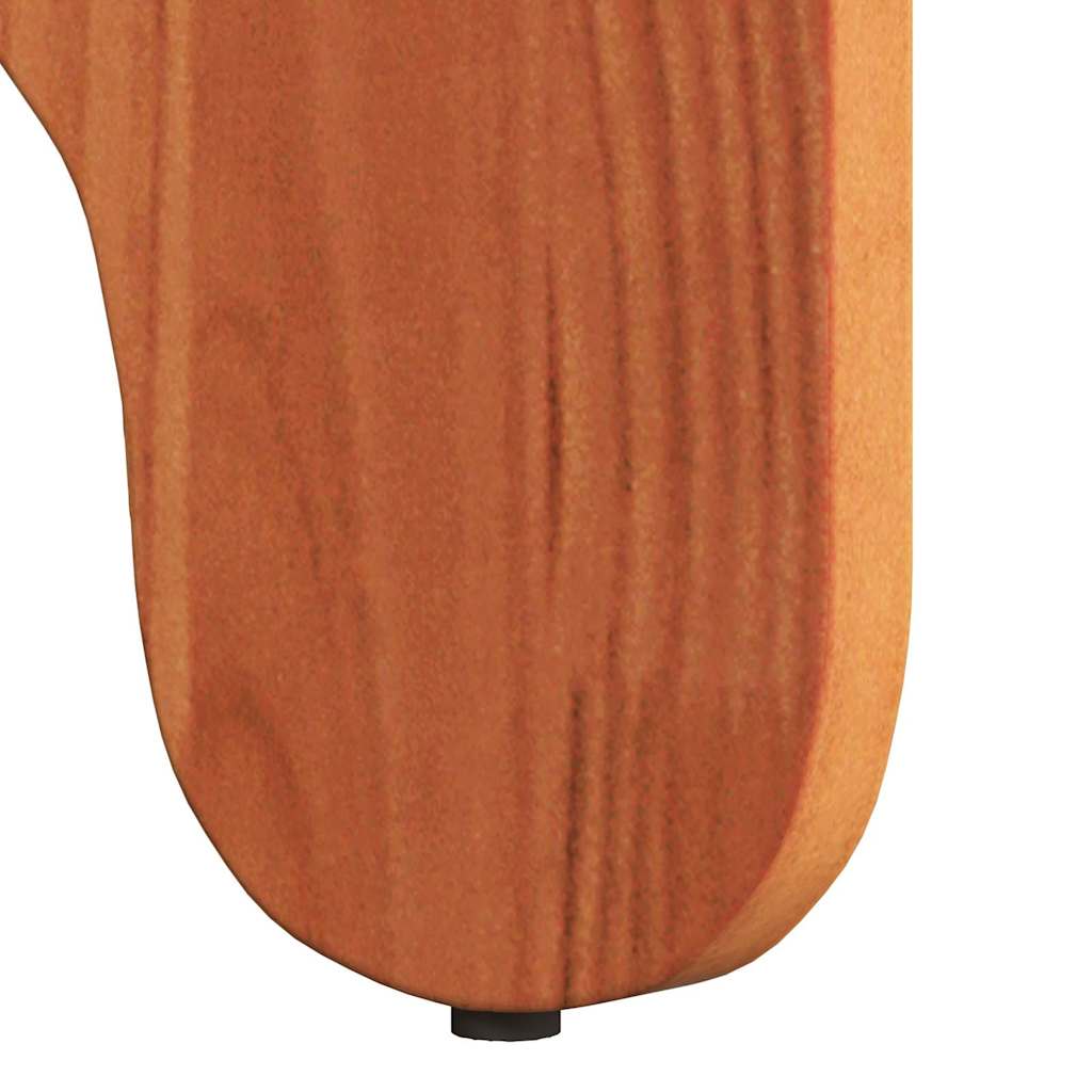 Tavolino da salotto 2 pcs Marrone cerato Legno massello di pino