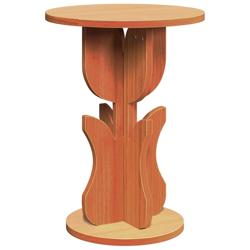 Tavolino da salotto Marrone cerato 39,5 x 39,5 x 53,5 cm