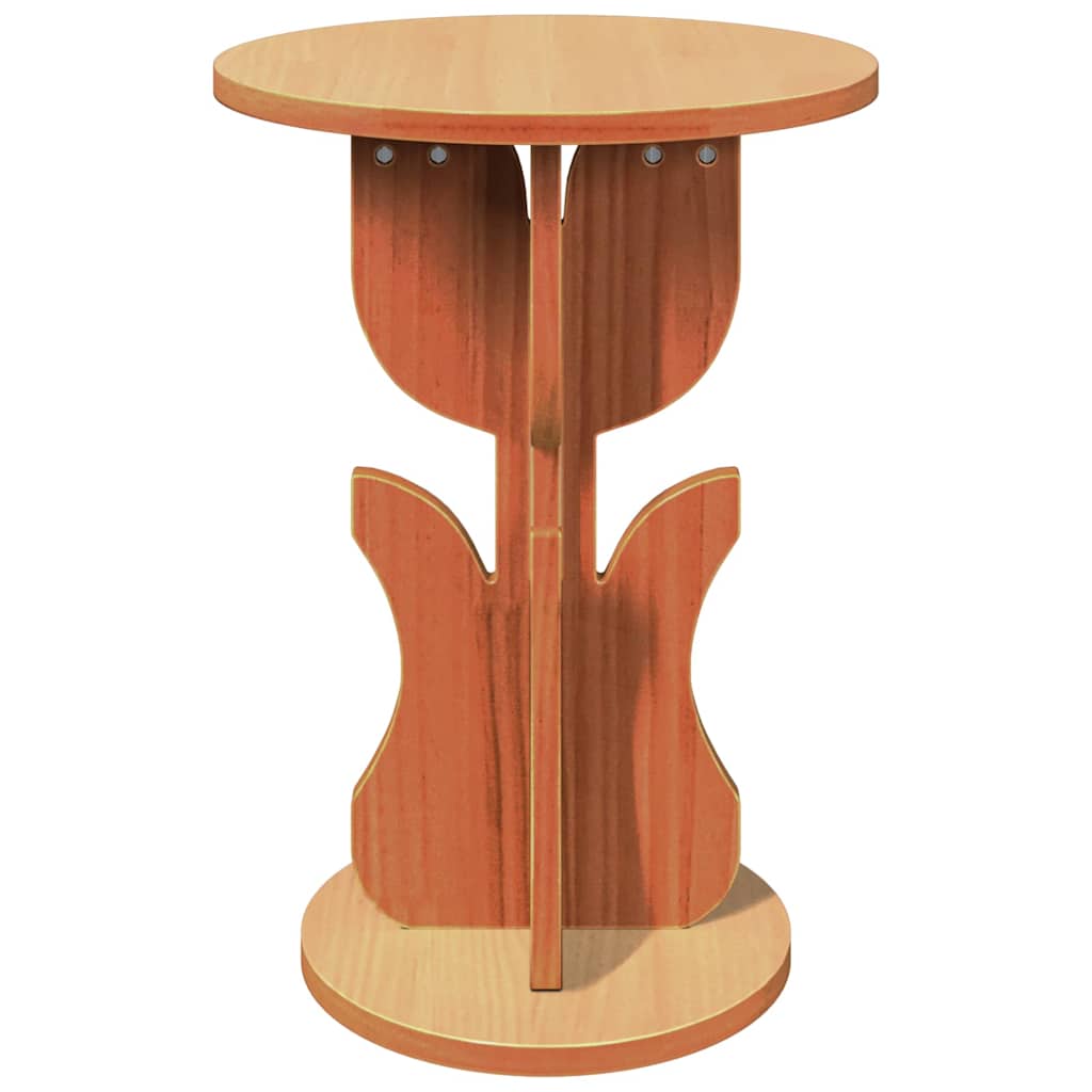 Tavolino da salotto Marrone cerato 39,5 x 39,5 x 53,5 cm
