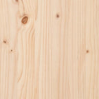 Tavolino da salotto 2 pcs Naturale Legno massello di pino