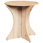 Tavolino da salotto 2 pcs Naturale Legno di pino massello