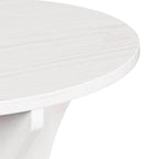 Tavolino da salotto 2 pcs Bianco Legno di pino massello