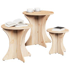 Tavolino da salotto 3 pcs Naturale