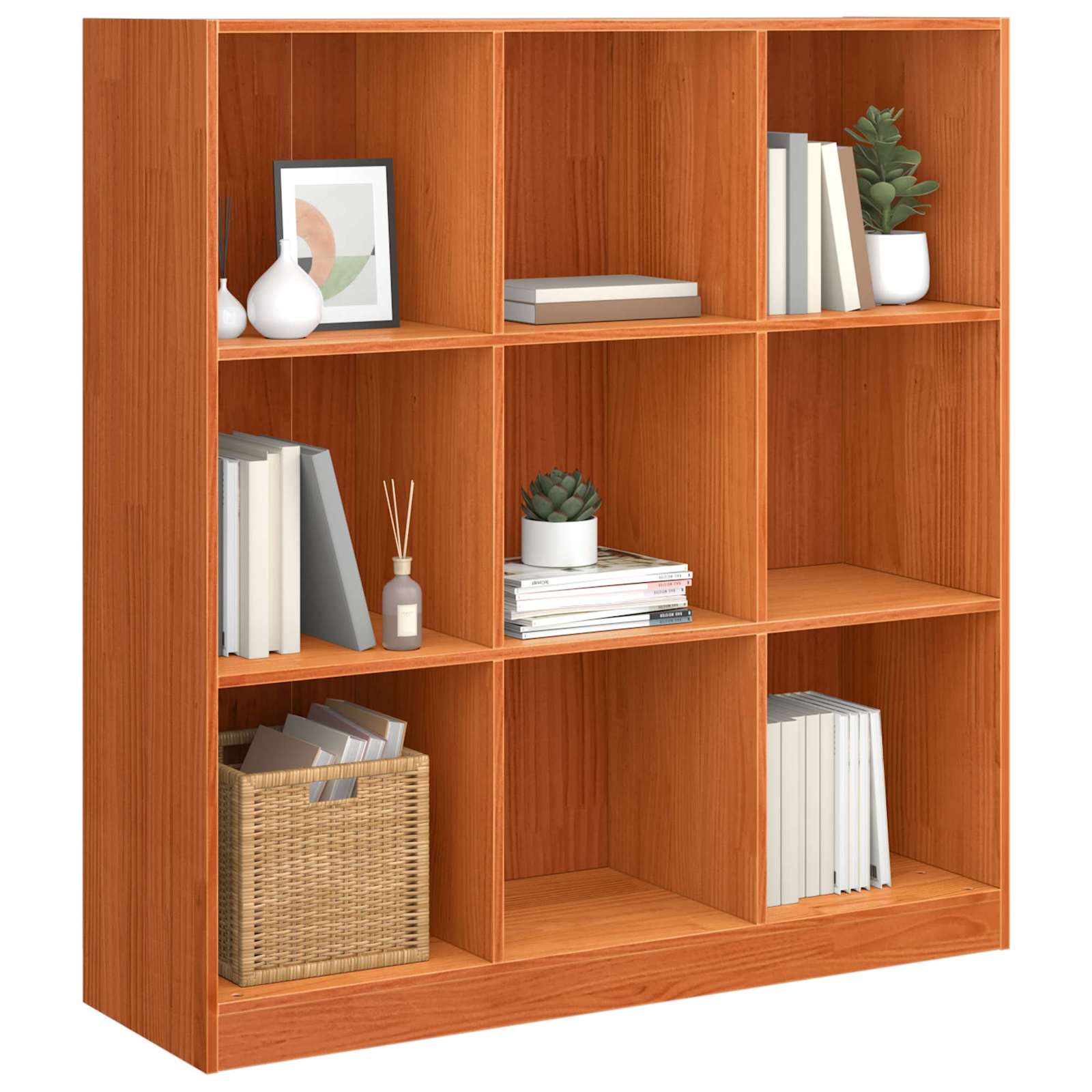 Armadio per Libri Marrone cerato 104 x 33 x 110 cm
