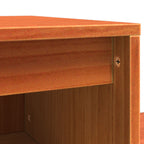 Armadio da Notte con cassetto Marrone cerato 60 x 34 x 51 cm