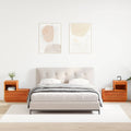 Armadio da Notte 2 pcs Marrone cerato 60 x 34 x 51 cm