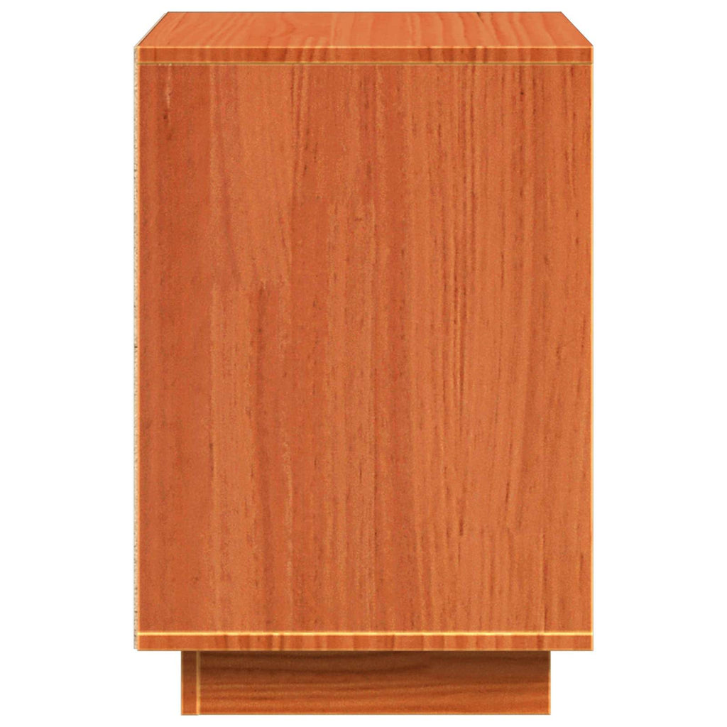 Armadio da Notte 2 pcs Marrone cerato 60 x 34 x 51 cm