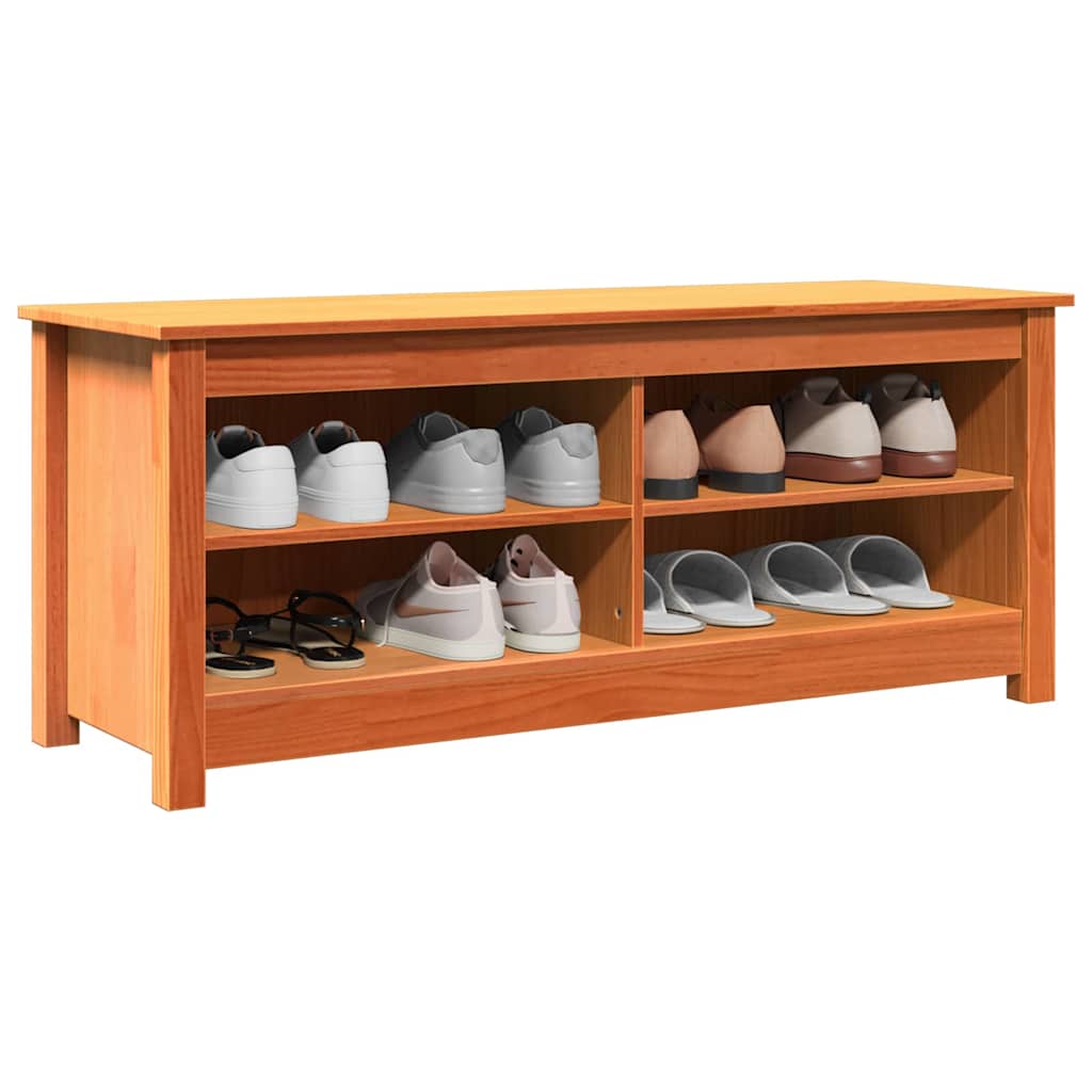 Panchina con contenitore Marrone cerato 110 x 38 x 45,5 cm
