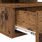 Comodino flottante 2 pcs Legno vecchio 40 x 31 x 28 cm