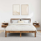 Comodino flottante 2 pcs Legno vecchio 40 x 31 x 28 cm