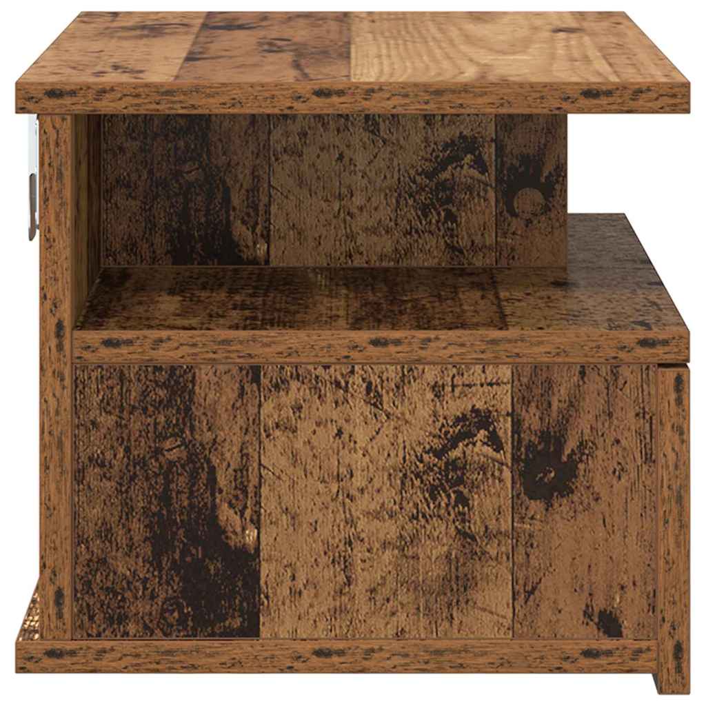 Comodino flottante 2 pcs Legno vecchio 40 x 31 x 28 cm
