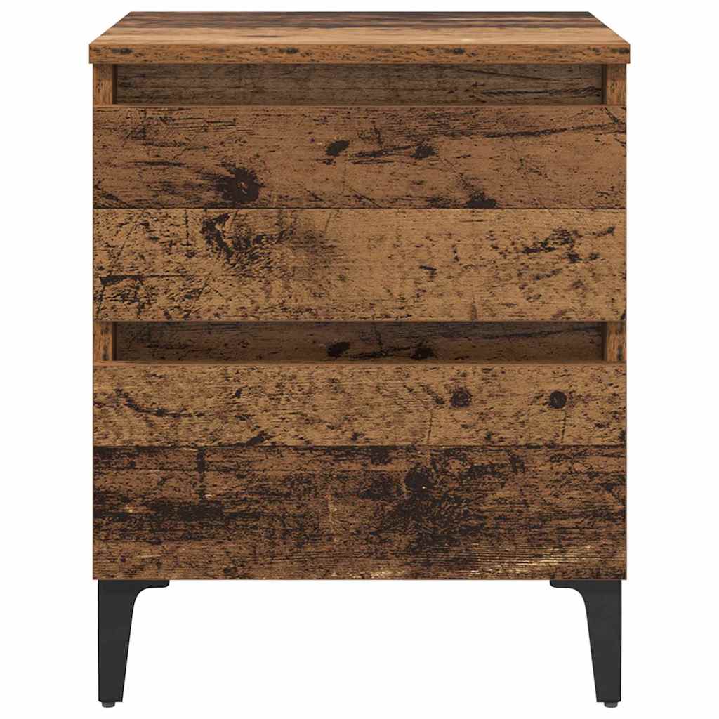 Armadio da Notte 2 pcs Legno vecchio 40 x 35 x 50 cm
