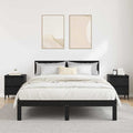Armadio da Notte 2 pcs Rovere nero 40 x 35 x 50 cm