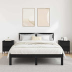 Armadio da Notte 2 pcs Rovere nero 40 x 35 x 50 cm