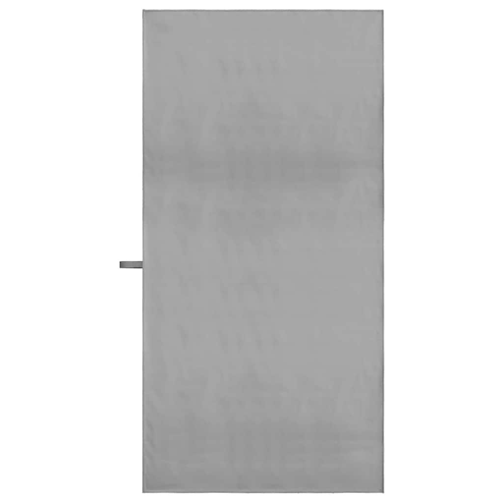 Asciugamani Sportivi 2 pcs Grigio scuro 140 x 70 cm