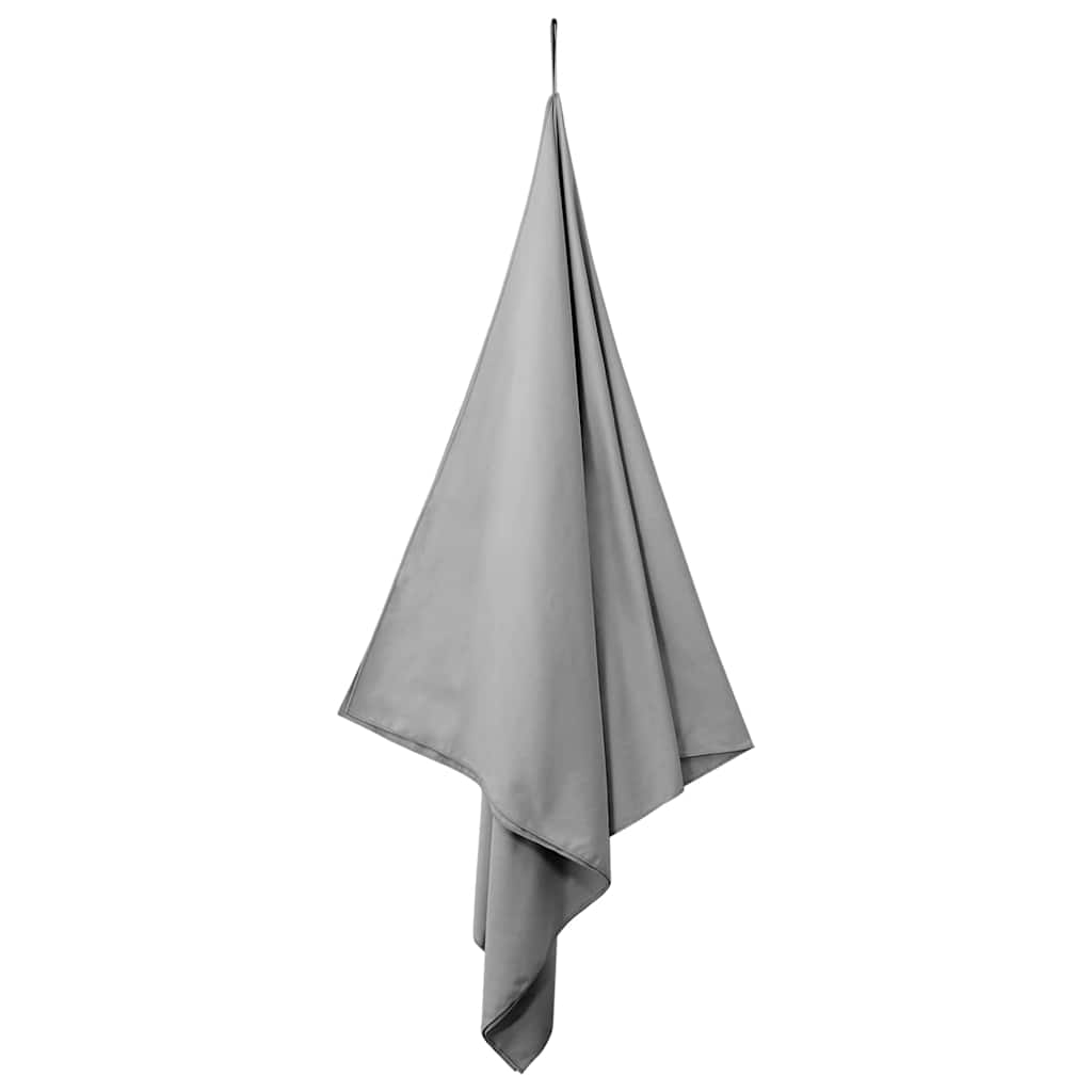 Asciugamani Sportivi 2 pcs Grigio scuro 90 x 180 cm