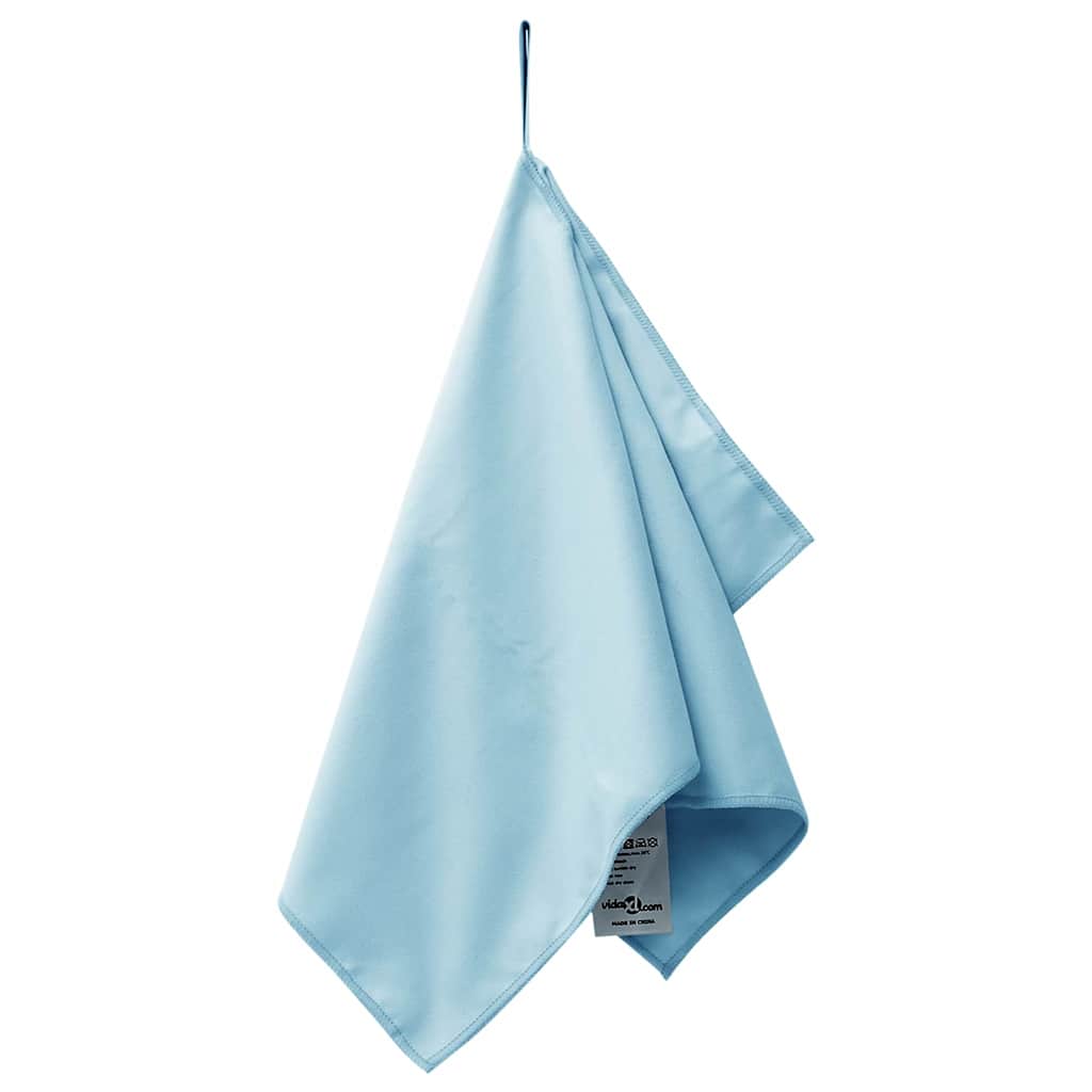 Asciugamani Sportivi 2 pcs Blu 50 x 30 cm