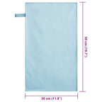 Asciugamani Sportivi 2 pcs Blu 50 x 30 cm