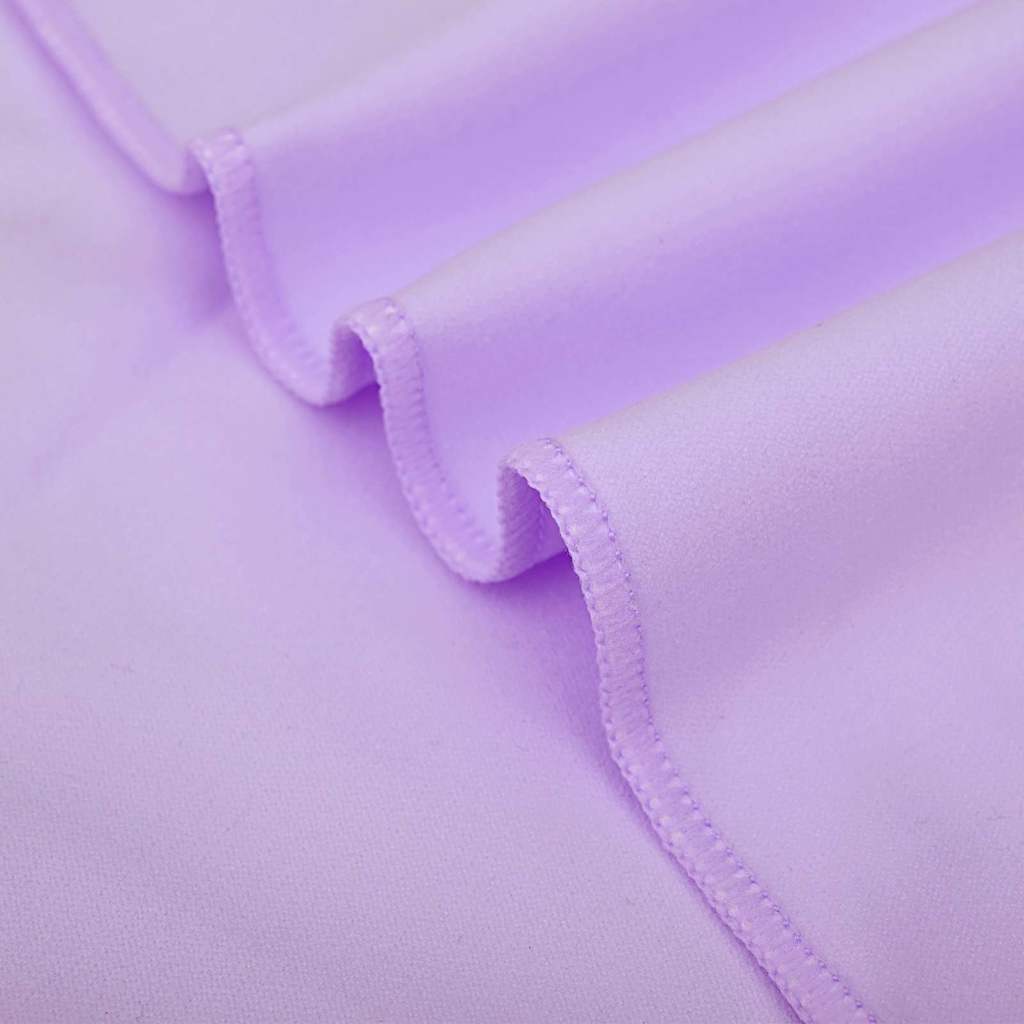 Set di Asciugamani Sportivi 2 pcs Viola Tessuto