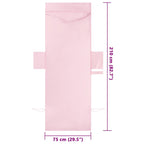 Asciugamani per lettino 2 pcs Rosa 210 x 75 cm