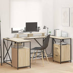 Scrivania Rovere Sonoma 182 x 101 x 87,5 cm Legno multistrato