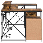 Scrivania Rovere fumé 182 x 101 x 87,5 cm Legno multistrato