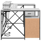 Scrivania Grigio Sonoma 182 x 101 x 87,5 cm Legno multistrato