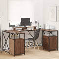 Scrivania Rovere Marrone 182 x 101 x 87,5 cm Legno multistrato