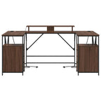 Scrivania Rovere Marrone 182 x 101 x 87,5 cm Legno multistrato